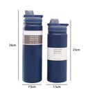 Axyaa 500/750ml Stainless Steel Thermos Cup - Large Capacity Vacuum Travel Cup