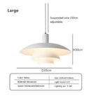 Axyaa Nordic LED Chandelier for Home Dining Room Living Room Decor