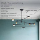 Axyaa Nordic Spider Jewel Chandelier Black Pendant Light LED