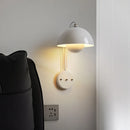 Axya Nordic Cream Mushroom LED Wall Lamp for Home Decor Hallway Bedroom Lighting