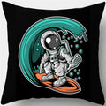 Axyaa Spacemen Rocket Pillowcase for Sofa Home Decor Kids Room