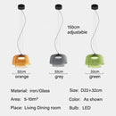 Axyaa Glass Lampshade Pendant Chandelier - Minimalist LED Lighting for Home Decor