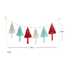 Nordic Christmas Tree Macrame Tapestry for Bedroom Wall Art - Axyaa Aesthetic Decor