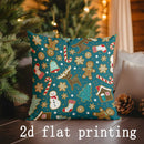 Christmas Pattern Rectangle Pillowcase for Sofa Bedroom Car Pillow Cover by Axyaa