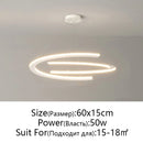 Axyaa Modern Luxury Chandelier for Living Room, Minimalist Nordic Ceiling Pendant Lamp