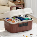 Axyaa Portable Medicine & Household Storage Box: Multi-Functional & Compact Plastic Organizer