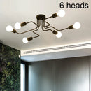 Axyaa Vintage Iron Bedroom Ceiling Light, E27 Bulb Living Room Fixture