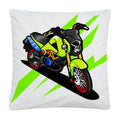 Axyaa Motorcycle Cartoon Plush Pillowcase Home Sofa Car Decor 45x45 cm