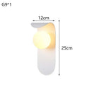 Axyaa Modern Minimalist Wall Lamp for Bedroom, Living Room, Study, Aisle, Staircase Lighting