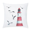 Axyaa Cartoon Sailboat Hot Air Balloon Lighthouse Cushion Cover