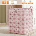 Axyaa Foldable Closet Organizer Bag with Handle for Clothes, Blankets, and Pillows