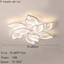 Axyaa Maple Leaf LED Ceiling Lamp - 2025 Nordic Minimalist Chandelier