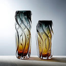 Axyaa Gradient Glazed Vase - Modern Entrance Decor with Artistic Luxury Touch
