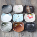Axya Ceramic Seasoning Hot Pot Soy Sauce Tray Cold Dessert Dishes Japanese Small Dishware