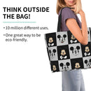 Axyaa Mickey Mouse Head Shoulder Bag - Large Capacity Stylish Women's Shopping Bag