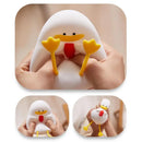 Axya Cute Duck Silicone Night Light - 3-Level Dimmable USB Lamp for Kids