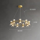 Axyaa LED Pendant Chandelier for Stylish Indoor Room Decor