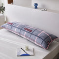 Axyaa Long Pillowcase Set for Double Couple, Winter-Warm Milk Fleece, Farai Fleece