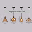 Axya Nordic Glass Ball Pendant Lights for Modern Living Room and Kitchen