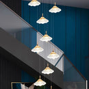 Axyaa Modern LED Chandeliers for Dining Room | Pendant Lights for Ceiling | Indoor Lighting
