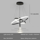 Axyaa LED Chandeliers: Modern, Round, Ceiling Hanging Lamp for Home Lighting