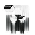 Axyaa 30-Piece Stainless Steel Cutlery Set: Knife, Fork, Spoon, Silverware Flatware Kit