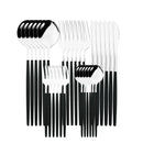 Axyaa 30-Piece Stainless Steel Cutlery Set: Knife, Fork, Spoon, Silverware Flatware Kit