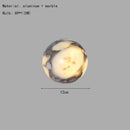 Axyaa Marble Ball Wall Lamp: Elegant G9 Bulb Stone Sconce for Stylish Décor