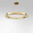 Axyaa Crystal LED Pendant Chandelier for Indoor Illumination