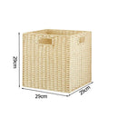 Axyaa Wicker Storage Basket for Picnics, Toys, and Clothes