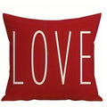 Axyaa Dwarf LOVE XOXO Valentine's Day Pillowcase for Home Room Sofa