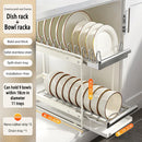 Axyaa Bowl & Plate Storage Rack: Drawer-Type Dish Rack & Draining Box