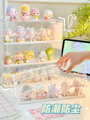 Axyaa Acrylic Anime Figure Display Case - DIY Removable Dustproof Storage Box