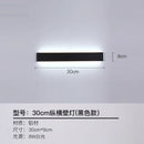 Axyaa Modern LED Wall Lights - Black-White Indoor Rectangle Lamps