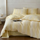 Axyaa Cotton Three-ply Gauze Queen Bedding Set - Soft & Breathable Duvet Cover Set