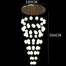 Axyaa Modern Duplex Staircase Pendant Light - Villa Magic Bean Style
