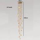 Axyaa Nordic Stair Chandelier Ceiling Light Pendant Lights Indoor Lighting for Living Room, Bedroom, Dining Room