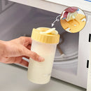 Axyaa Breakfast Cup with Handle, Microwave Safe Bento Box for Oatmeal, Nuts, Yogurt
