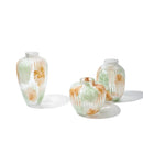 Axyaa Clear Glass Irregular Pattern Vase for Home Decor and Flower Arrangement