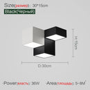 Axyaa Geometric Block Ceiling Light: Modern Minimalist High-end Living Room Lighting