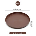 Axyaa Nordic Style Plastic Round Tray for Kitchen and Dining Essentials