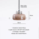 Axyaa Nordic Glass Pendant Light LED Chandeliers Modern Home Decor Lighting Fixtures