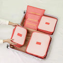 Axyaa Travel Storage Bags Set - Suitcase Packing Organizer for Clothes and Shoes