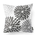 Axyaa Geometric Flower Leaf Linen Pillowcase Sofa Cushion Cover - Customizable Sizes
