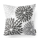 Axyaa Geometric Flower Leaf Linen Pillowcase Sofa Cushion Cover - Customizable Sizes