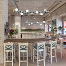 Axyaa LED Caterpillar Chandelier: Stylish Hanging Pendant Lamp for Home, Restaurant, and Hotel