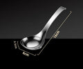 Axyaa Stainless Steel Deepened Soup Spoon - Large Tableware for Home