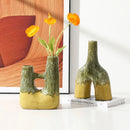Axyaa Abstract Kiln-changing Vase Handicraft Floral Arrangement Ceramic Home Decoration
