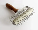 Axya Stainless Steel Wheel Pizza Bread Needle Punchers Roller Dough Pitter