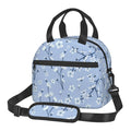 Axyaa Sakura Cherry Blossoms Insulated Lunch Bag: Reusable Thermal Cooler for Work, School, Picnic